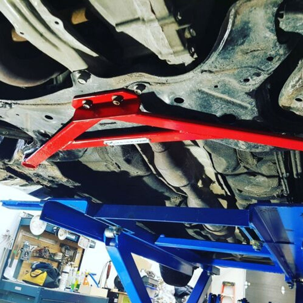 Megan H-Brace Toyota Corolla 03-08 09-13 14-18 Red (Sedan only EXC Hatchback IM)