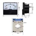 AMMETER MICRO DC 0-50A+SHUNT