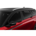Low Profile Ventvisor Deflector Smoke Outside Mount 6 Piece For 2003-2008 FX35 Husky Liners