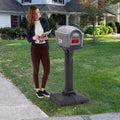 DIG FREE EASY UP CLASSIC MAILBOX GRAY