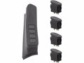 Rugged Ridge A-Pillar 4 Switch Pod Kit Black RHD 07-10 Jeep Wrangler