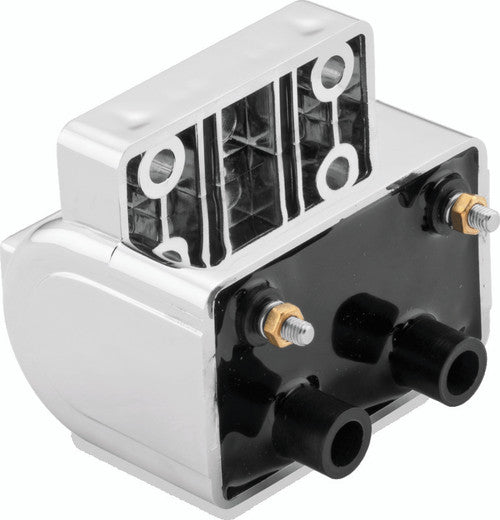 Twin Power 65-79 Big Twin and XL Ignition Coil Black Replaces H-D 31609-65A 5 Ohm