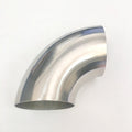 Ticon Industries 3.5in Diameter 45 Degree 1D/4in CLR 1.5mm /.059in Wall Thickness Titanium Elbow