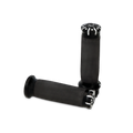 Burly Brand 08-24 H-D TBW Set Hawk Billet Handle Grip Set - Black Machined