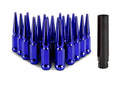 Mishimoto Steel Spiked Lug Nuts M12x1.5 20pc Set - Blue