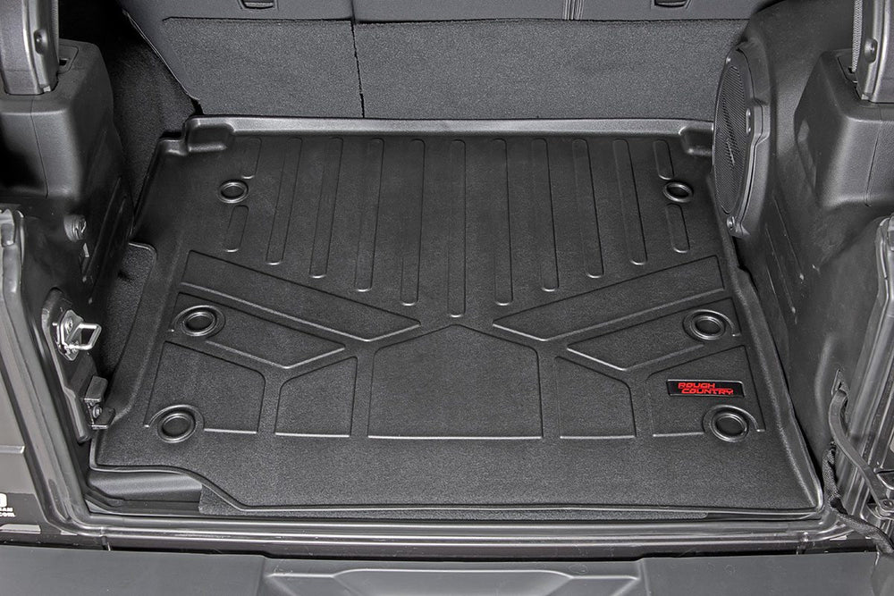 ~(15 lbs. 38X30X6)~ Heavy Duty Cargo Liner - (18-20 Jeep Wrangler JL Unlimited w/ Factory Subwoofer)