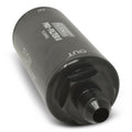 Russell Performance Profilter Fuel Filter 6.25in Long 10 Micron -6AN Inlet -10AN Outlet - Black
