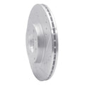 DFC 06-15 Mazda MX-5 Miata Front Right Drilled & Slotted Silver Brake Rotor