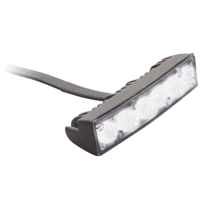 6-LED GRILLE MARKER LIGHTS - WHITE - MUNICIPALITY SERIES
