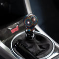 Billetworkz Purple Tall Teardrop Cosmic Space Shift Knob - 6 Speed Velocity Engraving - Fits Subaru WRX 2015-23