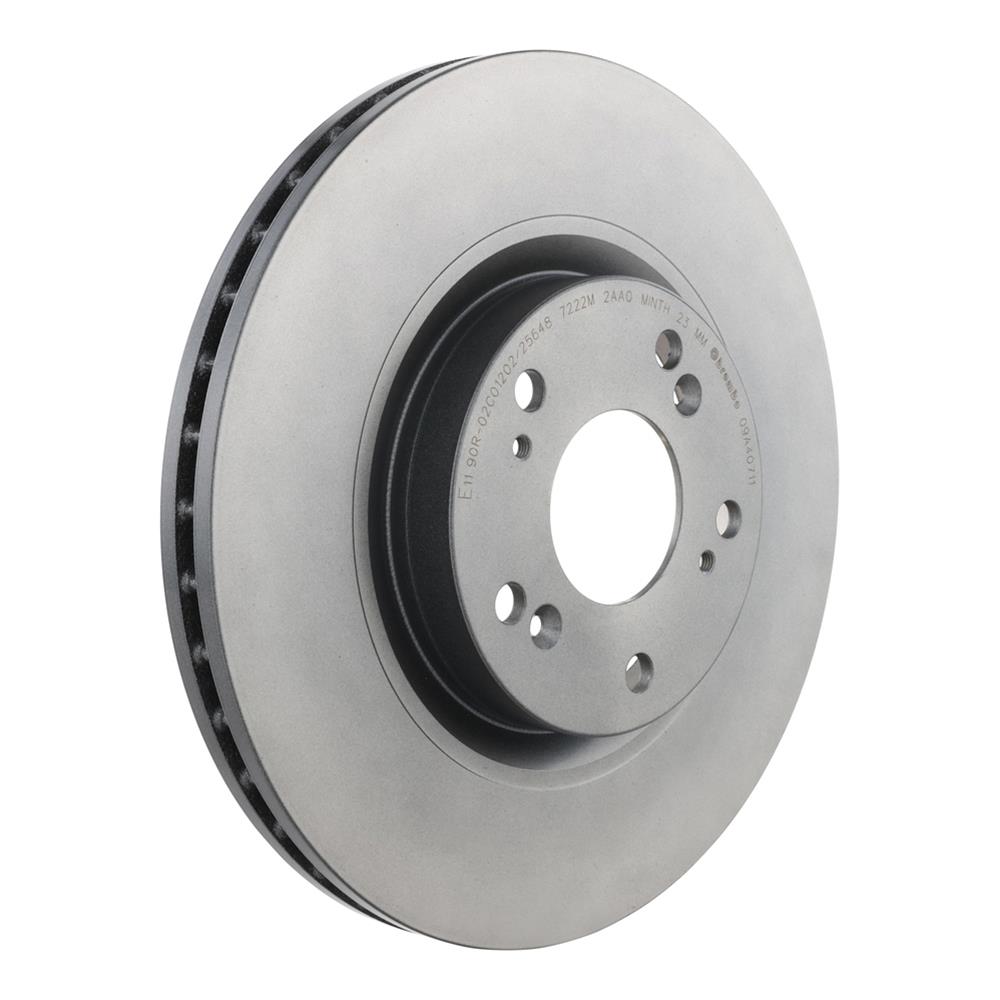 Brembo 02-06 Acura RSX/06-11 Honda Civic/05-06 CR-V Front Premium UV Coated OE Equivalent Rotor
