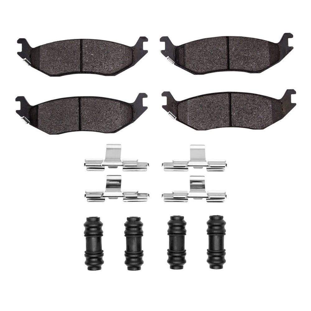 R1 2002-2024 Chrysler Aspen Rear Performance Off-Road/Tow Brake Pads & Hardware Kit