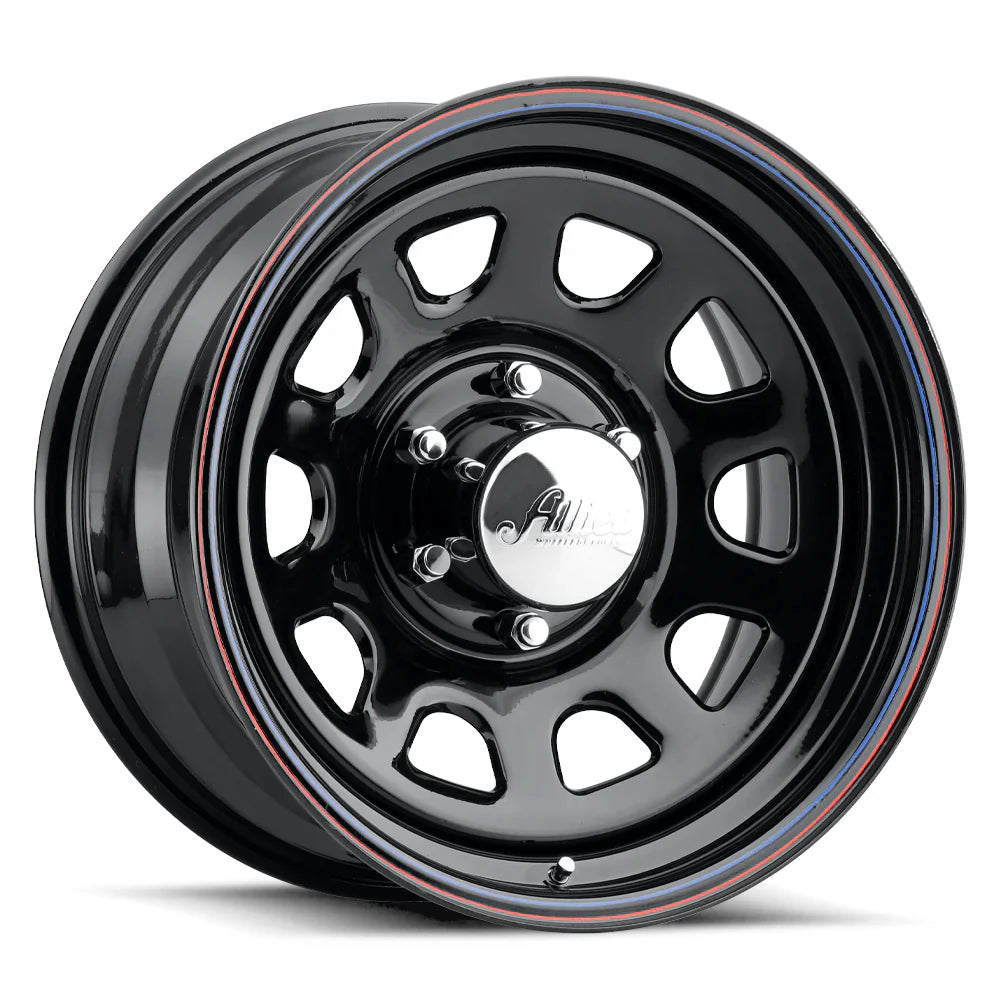 BLACK DAYTONA RBPS 15X7 5X5.5 w/ CAP