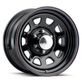 BLACK DAYTONA RBPS 15X7 5X5.5 w/ CAP