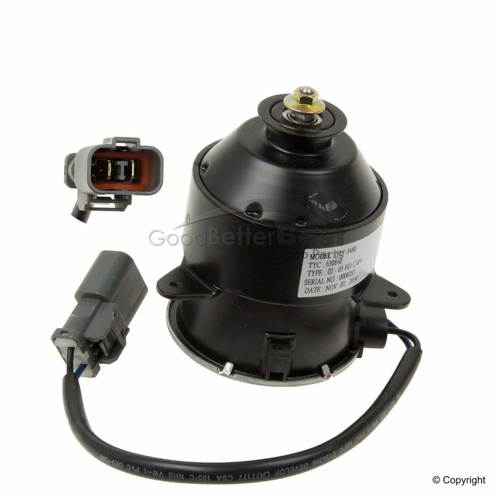 RADIATOR FAN MOTOR HYBRID; ENGINE COOLING FAN CIVIC 20032005; ENGINE COOLING FAN CRV 20022006