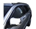 Westin 2011-2018 Jeep Grand Cherokee Wade Slim Wind Deflector 4pc - Smoke
