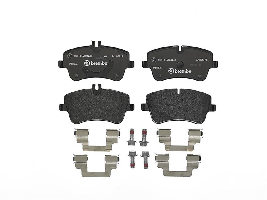 Brembo 02-05 Mercedes-Benz C230 Premium Low-Met OE Equivalent Pad - Front