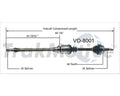 NEW CV AXLE