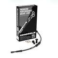 Goodridge 06-17 HD FXDB +2in Black Brake Line Kit w/Black Fittings