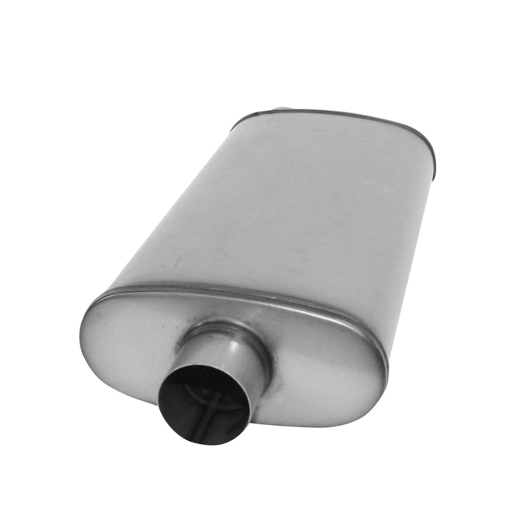 9401 RAM 1500/2500/3500 MUFFLER XLERATOR OVAL 3IN ID/OD C/O 28IN OAL SS