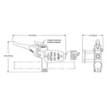 Wilwood Handlebar Master Cylinder 5/8in Bore L/H - Long Lever