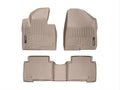 WeatherTech 13+ Hyundai Santa Fe Front and Rear Floorliners - Tan