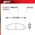Hawk Performance auto part detail