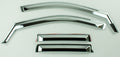 Putco 20-24 GMC Sierra + Chevy Silverado (Double Cab) Element Chrome Window Visors (Set of 4)
