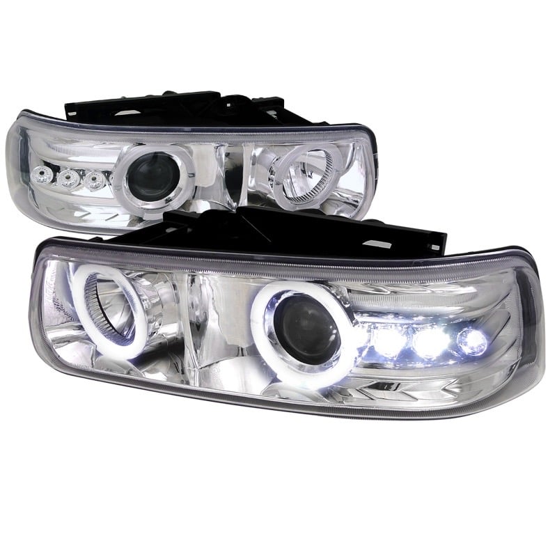 COMBO PROJECTOR HEADLIGHT CHROME HO