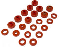 Body Mount Kit, Red, 22 Pieces, 1976-1979 CJ by Rugged Ridge