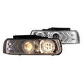 Winjet silver headlights