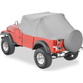 Fits Over Roll Bar Water Resistant Gray Cab Cover for 1976-86 Jeep CJ-7 RT Off Road