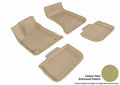 3D MAXpider 2011-2020 Dodge Charger Rwd Kagu 1st & 2nd Row Floormats - Tan