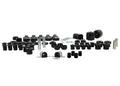 Essential Vehicle Kit 56 Bushings 2 Saddles 4 Tubes 1 Mount 8 Washers 2 Nuts 2 Bolts Grease Install Guide