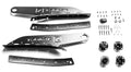~(13 lbs. 32X7X7)~ Front Roof LED Bracket Black Mild Steel Bolt-On to mount (1) 52 Inch ZROADZ or similar style Straight LED Light Bar