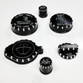 UPR 18-24 GT Coyote Engine Cap Set - Black/Machined 5000-42