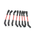 WIRES 8MM GM LS 45 DEGREE BOOTS RED