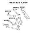 SuperPro 2006 Lexus IS250 Base Rear Lower Inner Control Arm Bushing Kit