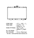 CSF 10-15 Lexus RX350 3.5L OEM Plastic Radiator