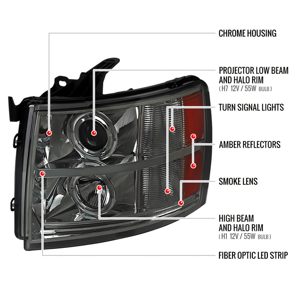 SPEC D TUNING black headlights