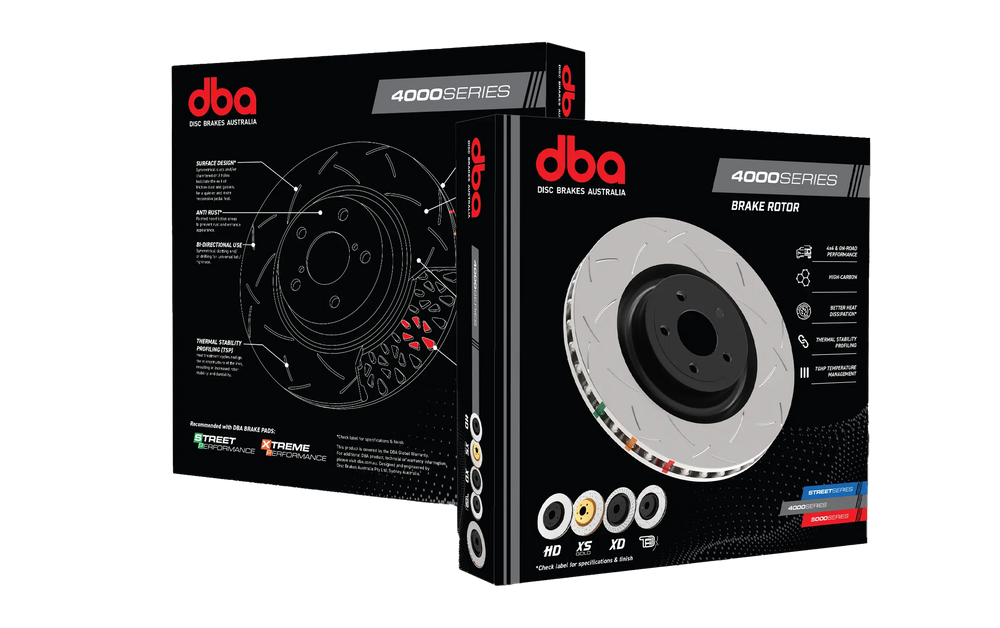 DBA 90-01 Acura Integra Rear 4000 Series Slotted Rotor