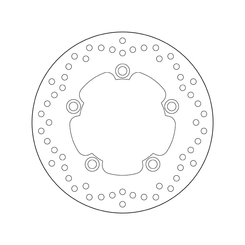 Brembo OE 17-20 Yamaha YZF R6 600CC/21-22 Yamaha YZF R1 1000CC 220x5mm Brake Disc - Rear Fixed