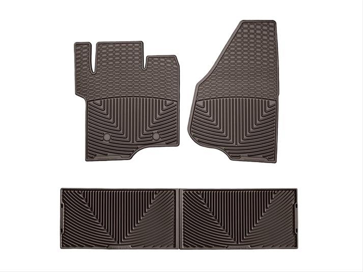 WeatherTech Cocoa Front and Rear All-Weather Floor Mats Fits -20-11 F-250 F-350 F-450 F-550 W203CO-W207CO
