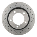 Brembo 08-11 Lexus LX570/08-11 Toyota Land Cruiser Front Premium Xtra Cross Drilled UV Coated Rotor