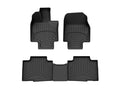 WeatherTech Black Front Rear FloorLiner HP Fits -20-25 Highlander 441609-1-2IM