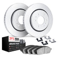 DFC 17-20 Buick Enclave Rear Geospec Rotors with 5000 Advanced Brake Pads w/Hardware