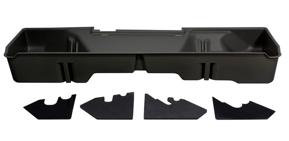 0713 SILVERADO/SIERRA EXTENDED CAB UNDERSEAT STORAGE/GUN CASE DARK GRAY