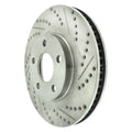 StopTech Select Sport 98-02 Chevrolet Camaro / Pontiac Firebird Slotted and Drilled Left Front Rotor
