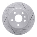 R1 20-25 Buick Encore Gx Rear Right Drilled & Slotted Geo-Carbon Rotor