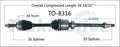 NEW CV AXLE